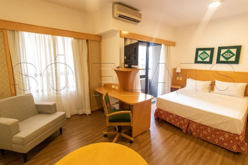 Imagem 3 de 15 de Flat Na Charmosa Al. Lorena O Quality Hotel Paulista No Pool Para Investimento - Sf25884