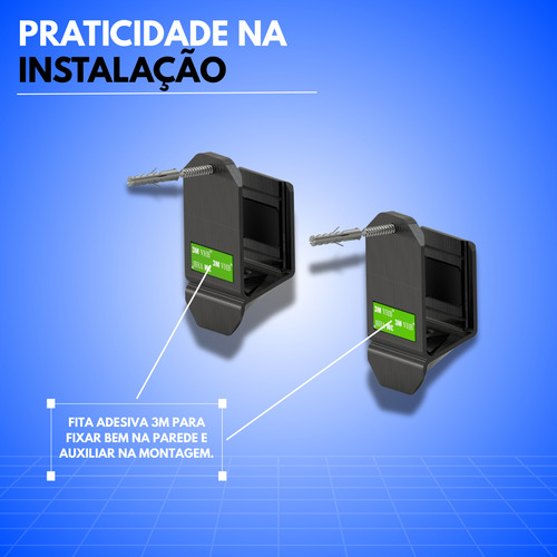 Suporte Parede Notebook Vertical Stephan Home/office