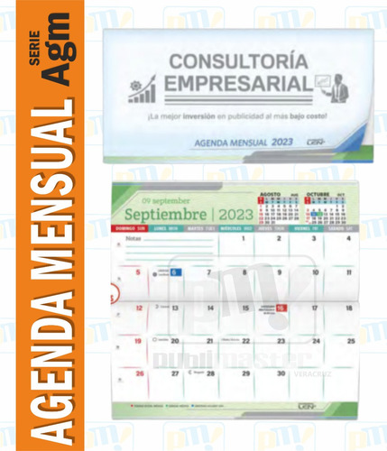 50 Calendario Agenda Mensual Serigrafia Almanaques