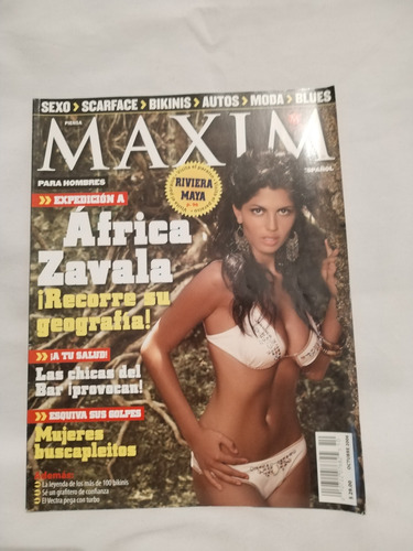 Revista Maxim África Zavala