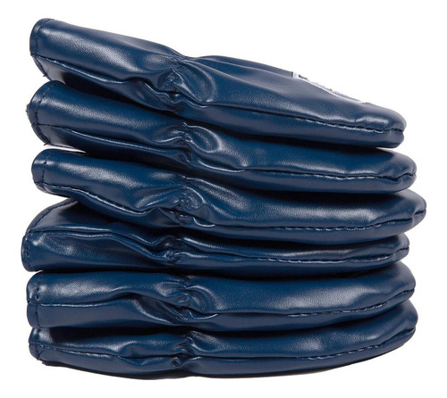 8 Piezas Golf Golf Iron Club Cubiertas De Azul Oscuro