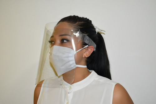 Careta Facial Mascarilla Completa Cubre Bocas Ojos Y Nariz Color Transparente