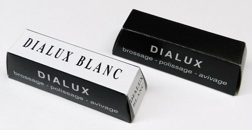 Dialux Metal Compuesto Pulido Blanco Negro 4oz 1 4b.