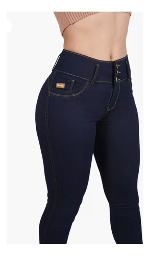 Pantalón Jeans Mujer Corte Colombiano Levanta Cola Push Up !