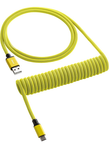 Cable De Teclado En Espiral Cablemod Classic (amarillo Domin