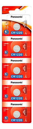 Cartela Baterias Cr1220 Telecomandos 5 Unidades Original 3v