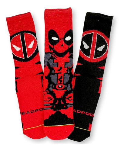  Calcetas Deadpool, Wade Winston Wilson. Marvel