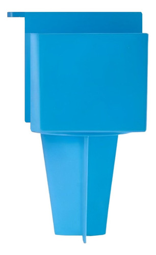 Suporte Porta Copo Lata Isopor Celular De Areia Praia Cor Azul Liso