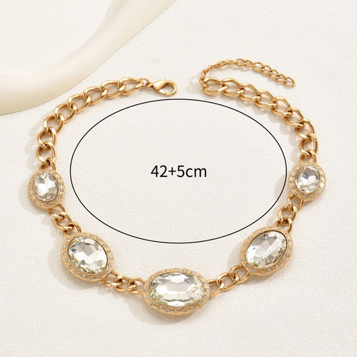 Collar De Diamantes Personalizado For Mujer