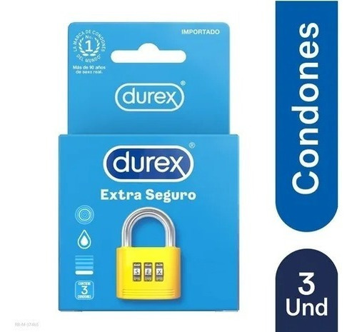Condones Durex Extra Seguro X3u