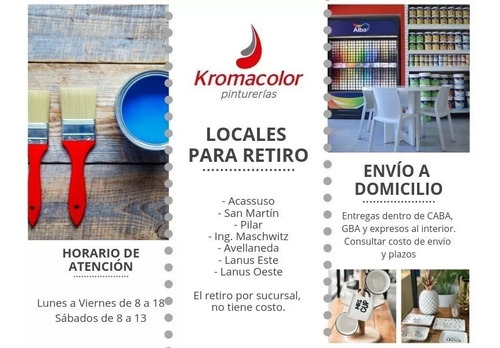 Imagen 7 de 7 de Latex Casablanca Pro Interior Exterior X 20 Lts