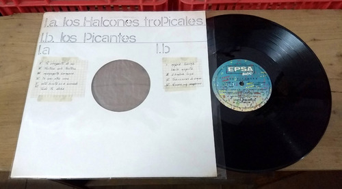 Los Halcones Tropicales Los Picantes 1992 Disco Vinilo Lp