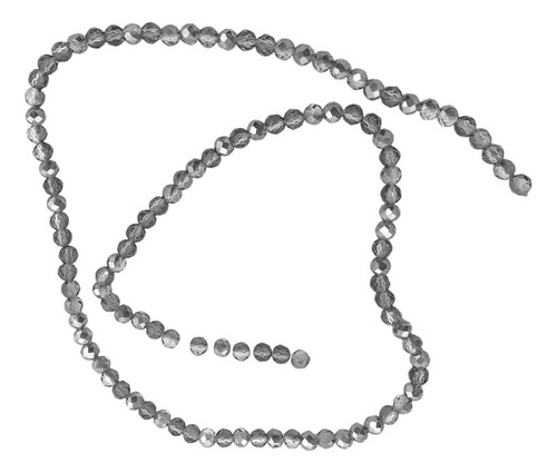 Tira 4mm Gris Fume Traslucido Brillante Cuenta C:10251