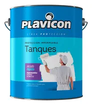 Comprar Plavicon Tanques Impermeabilizante Para Tanques 20 Litros Acabado Mate Color Blanco