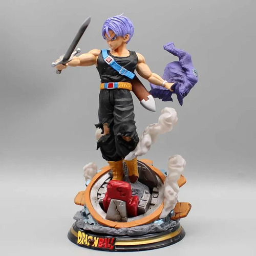 Figura Dragon Ball Z Trunks Espada Muñeco Escultura Super