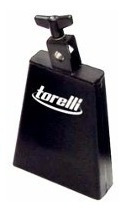 Imagem 2 de 10 de Cowbell 6 Polegadas + Clamp Para Fixar No Bumbo Torelli