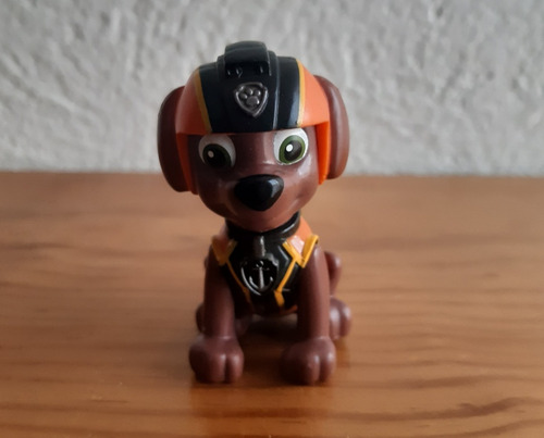Figura Paw Patrol Zuma Con Casco Negro 6 Cm (Usado)