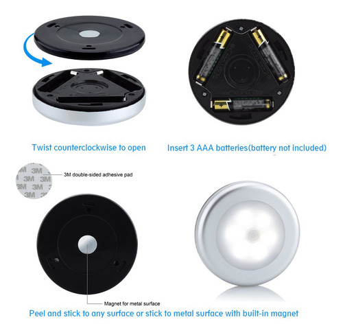 Luces De Techo Con Control De Luz, Sensor De Movimiento, Lám