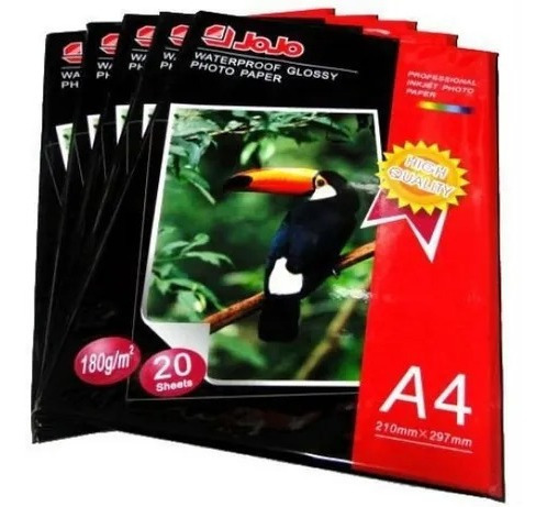 Papel Fotográfico Inkjet Jojo 180 Gr (20 Hojas)