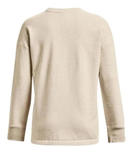 Poleron Under Armour Oversize Mujer Gris