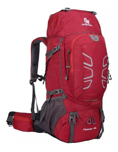 Mochila 60l Trekking Impermeable /camping/montaña Soporte