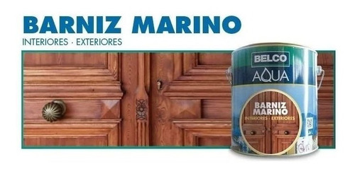 Barniz Marino Belco Aqua Interior Exterior 0.9 Lt - Ynter