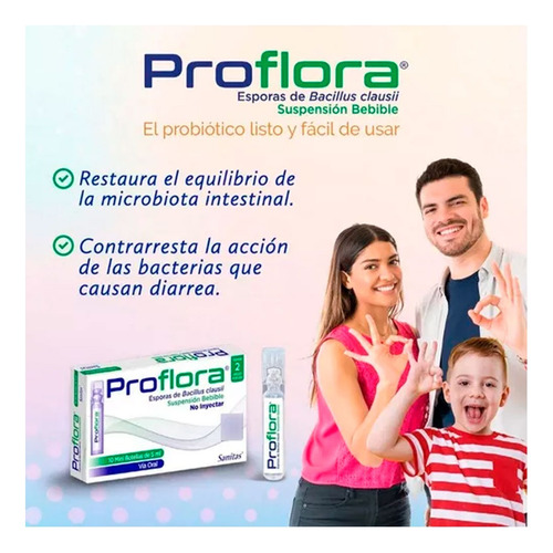 Sanitas Proflora 10 Ampolletas 5 Ml Líquido Nutricional