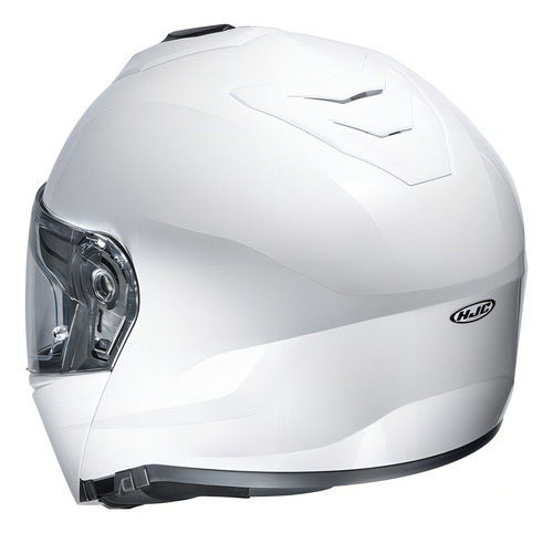 Capacete Hjc I90 Solid Azul Anodizado 59 Desenho Liso