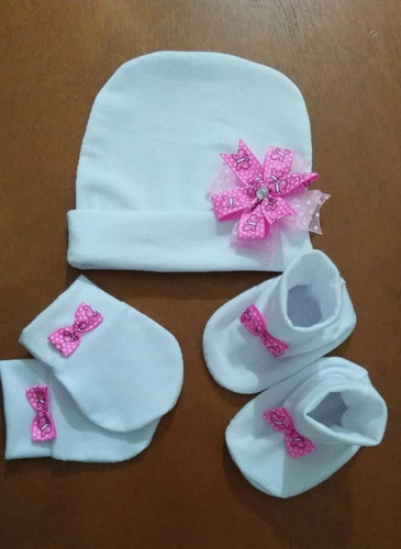 Kit De (gorro, Manoplas, Escarpines) Bebes