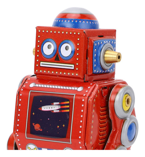 Robot De Juguete Mecánico Con Forma De Cuerda, Hecho A Mano,