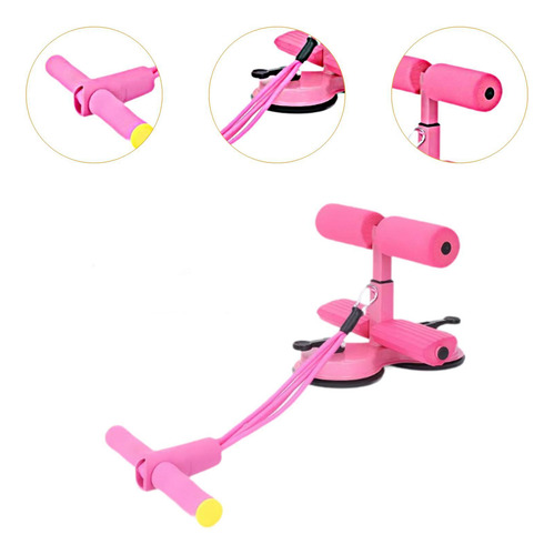 Sit Up Bar Máquina De Sentado Con 2 Tazas De Succión