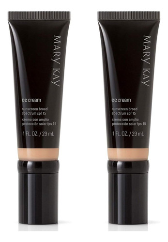 2 Piezas Mary Kay Cc Crema Protector Solar De Amplio Espectr