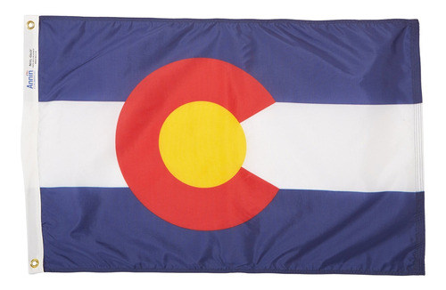 Bandera Estatal De Colorado 100% Fabricado En Estados Unidos