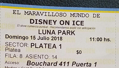 Entradas Disney On Ice 2018 Luna Park