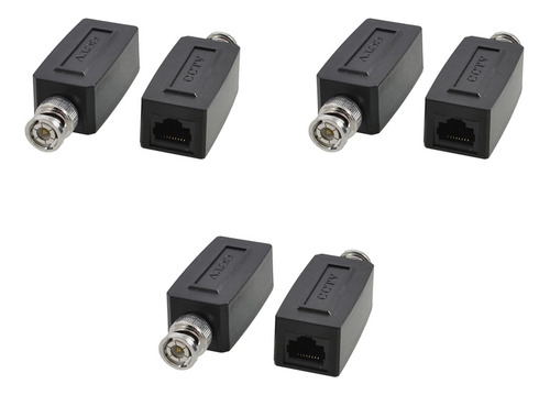 Cámara Cctv De 3 X Coaxial Bnc Rj45 Utp Cat5 Active Video Ba