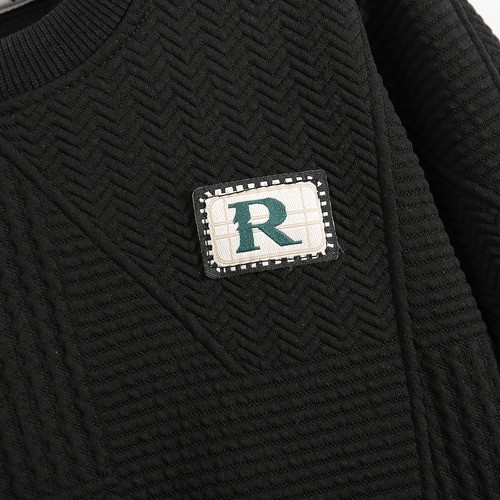 Conjunto Deportido Casual De Sudarera, Pantalones Para Ninos Negro 2-3 A