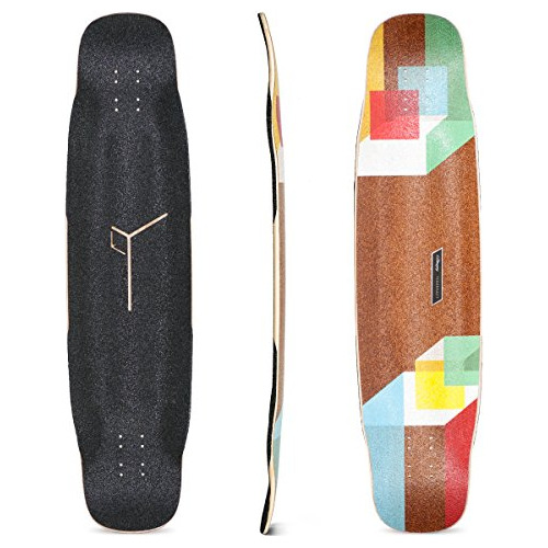 Juntas Cargadas Tesseract Bamboo Longboard Skateboard Deck (