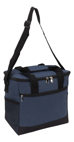 Bolsa Frigorífica Plegable Color Cian, 15 L, Con Aislamiento