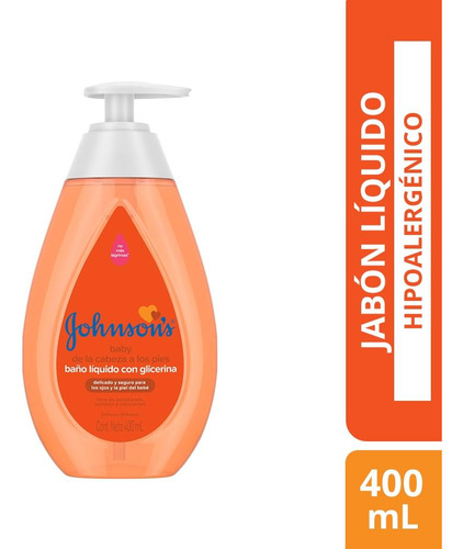 Jabón Líquido Bebé Johnson's® De La Cabeza A Los Pies 400 Ml