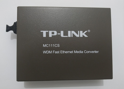 Transeiver Fibra Optica Monomodo Tp-link Un Hilo Mc111cs