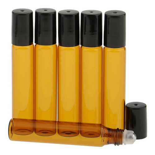 6 Piezas 10ml Rollo De Vidrio Vacío En Botellas De Perfume