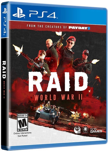 Raid World War Ii 2 Fisico Nuevo Sellado Original Ps4 !!!!