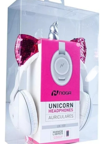 Auriculares Vincha Manos Libres Con Cable Formato Unicornio