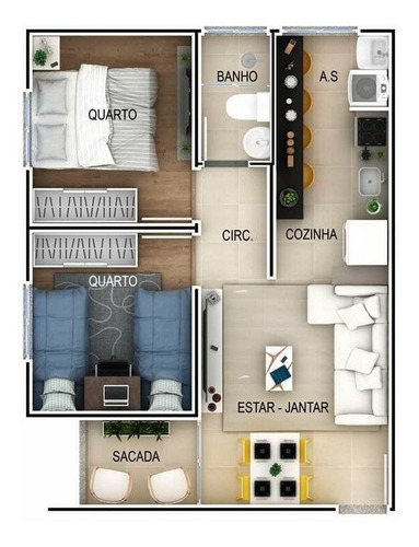 Imagem 11 de 12 de Apartamento-na-planta-em-sorocaba-no-jardim-simus - 1787