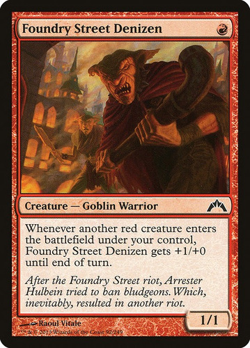 Carta Magic Foundry Street Denizen Gatecrash Mtg