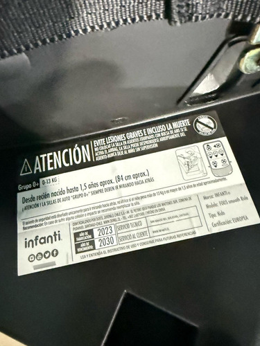 Silla De Auto Convertible I-giro 360º Infanti (Usado)