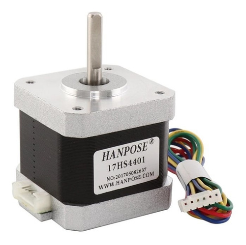 Imagem 4 de 6 de 3x Unidades - Motor De Passo Nema 17 Hs4401