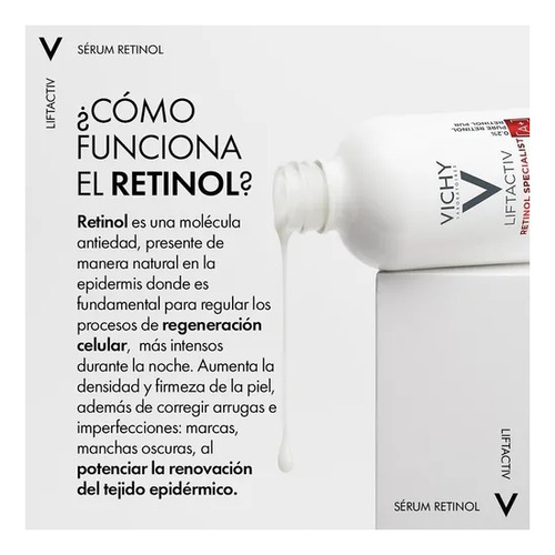 Vichy Serum Anti-arrugas Liftactiv Retinol Specialist 30ml Todo Tipo De Piel Noche
