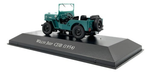 Carros Do Brasil Willys Jeep Cj3b (1954) Verde 1:43 - Ed.110