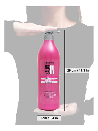Recamier Conjunto Anti Frizz Shampoo Liss Condicionador Deta